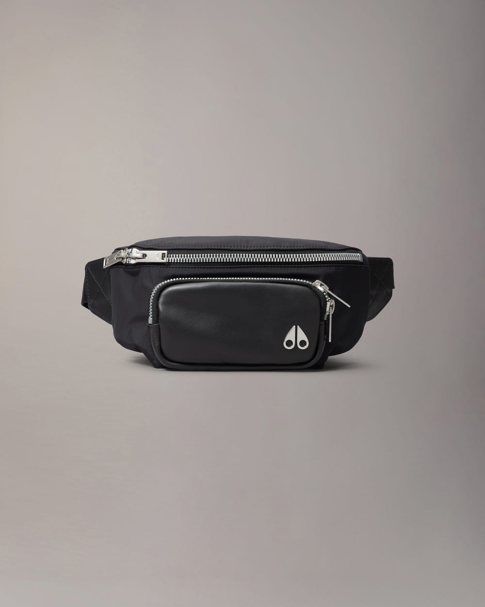 Moose Knuckles - M34MA522 - Logo Waist Bag - ACCESSORIES - Black - GM