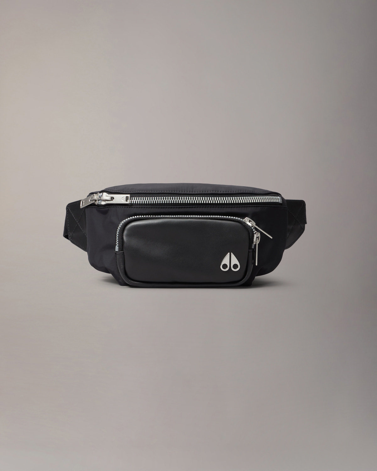 Moose Knuckles - M34MA522 - Logo Waist Bag - ACCESSORIES - Black - GM