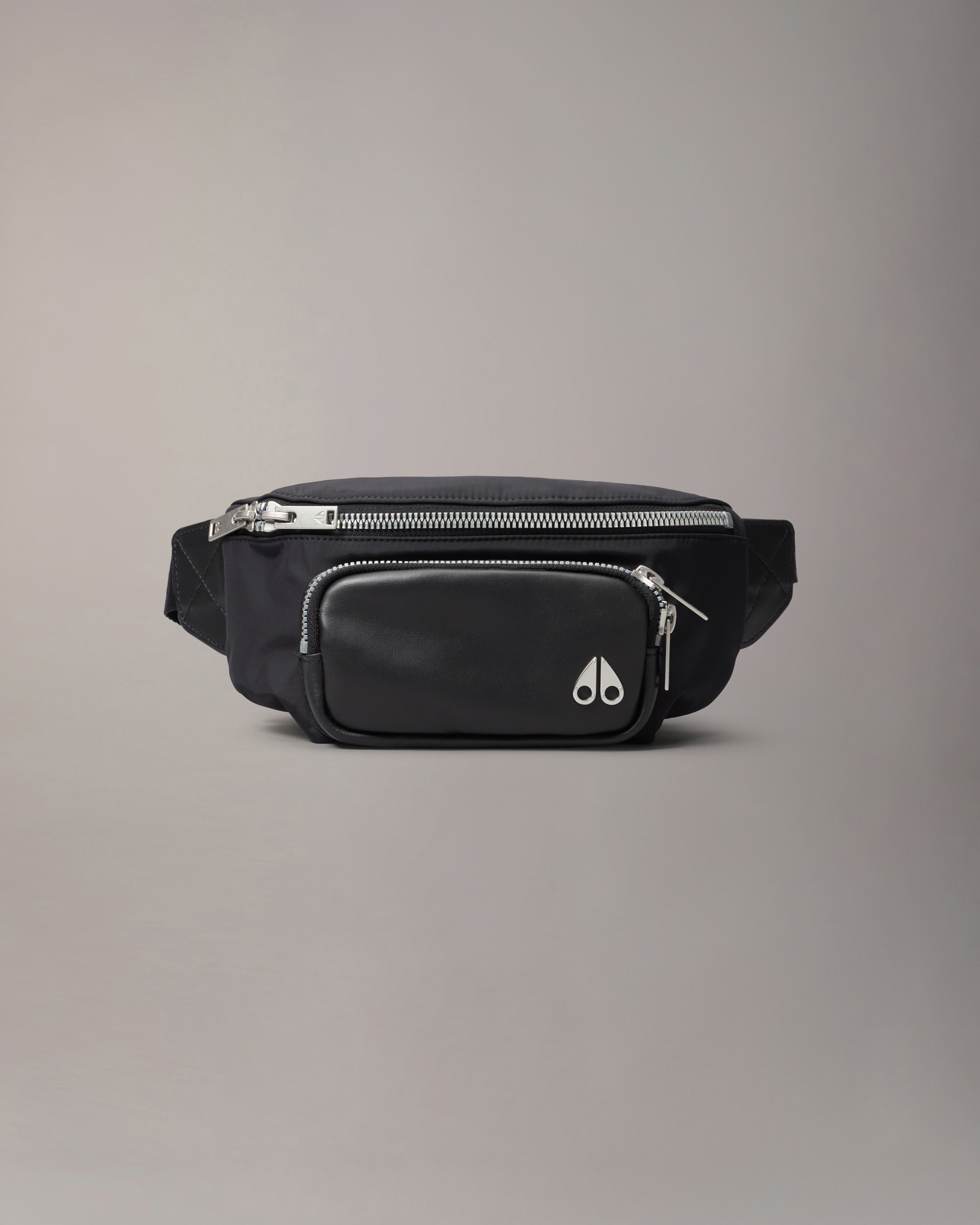 Moose Knuckles - M34MA522 - Logo Waist Bag - ACCESSORIES - Black - GM