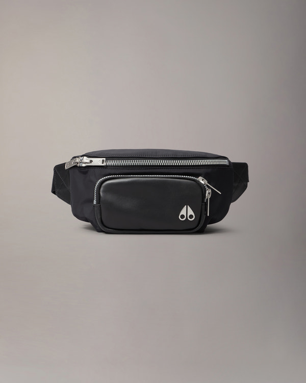 Moose Knuckles - M34MA522 - Logo Waist Bag - ACCESSORIES - Black - GM