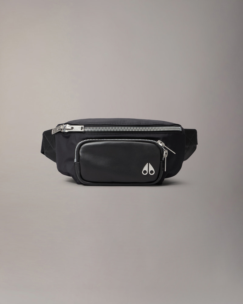 Moose Knuckles - M34MA522 - Logo Waist Bag - ACCESSORIES - Black - GM