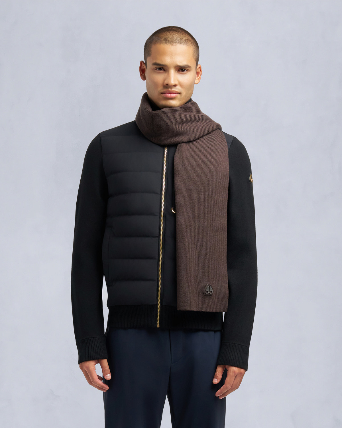 Moose Knuckles - M34MA526 - Parnis Unisex Scarf - ACCESSORIES -  - Front Category