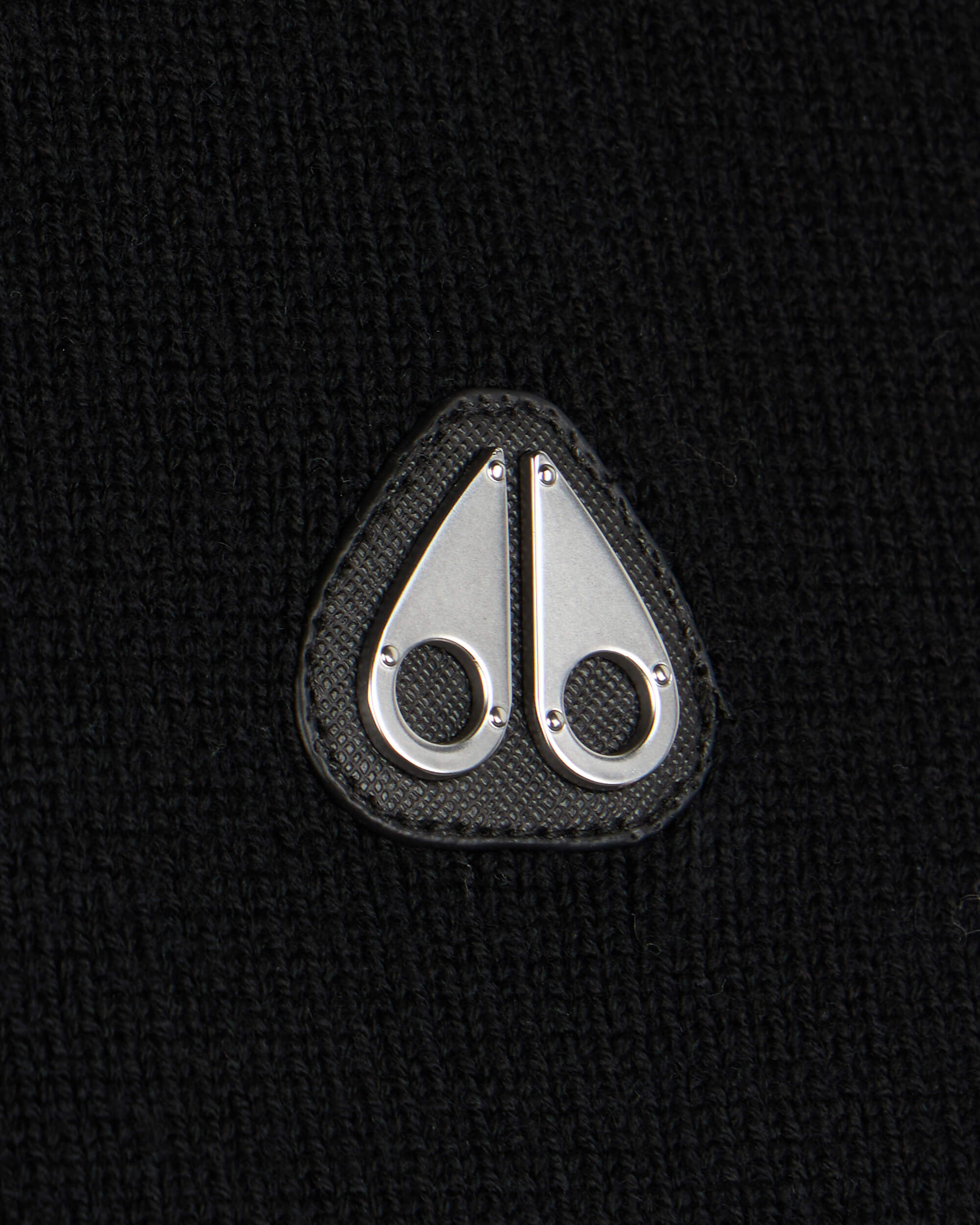 Moose Knuckles - M34MA526 - Parnis Unisex Scarf - ACCESSORIES - Black - Detail1
