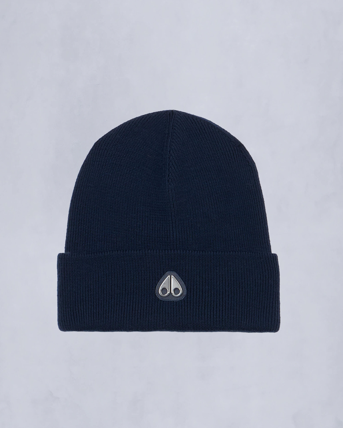 Moose Knuckles - M34MA544 - Parnis Unisex Beanie - ACCESSORIES - Navy - Front Category