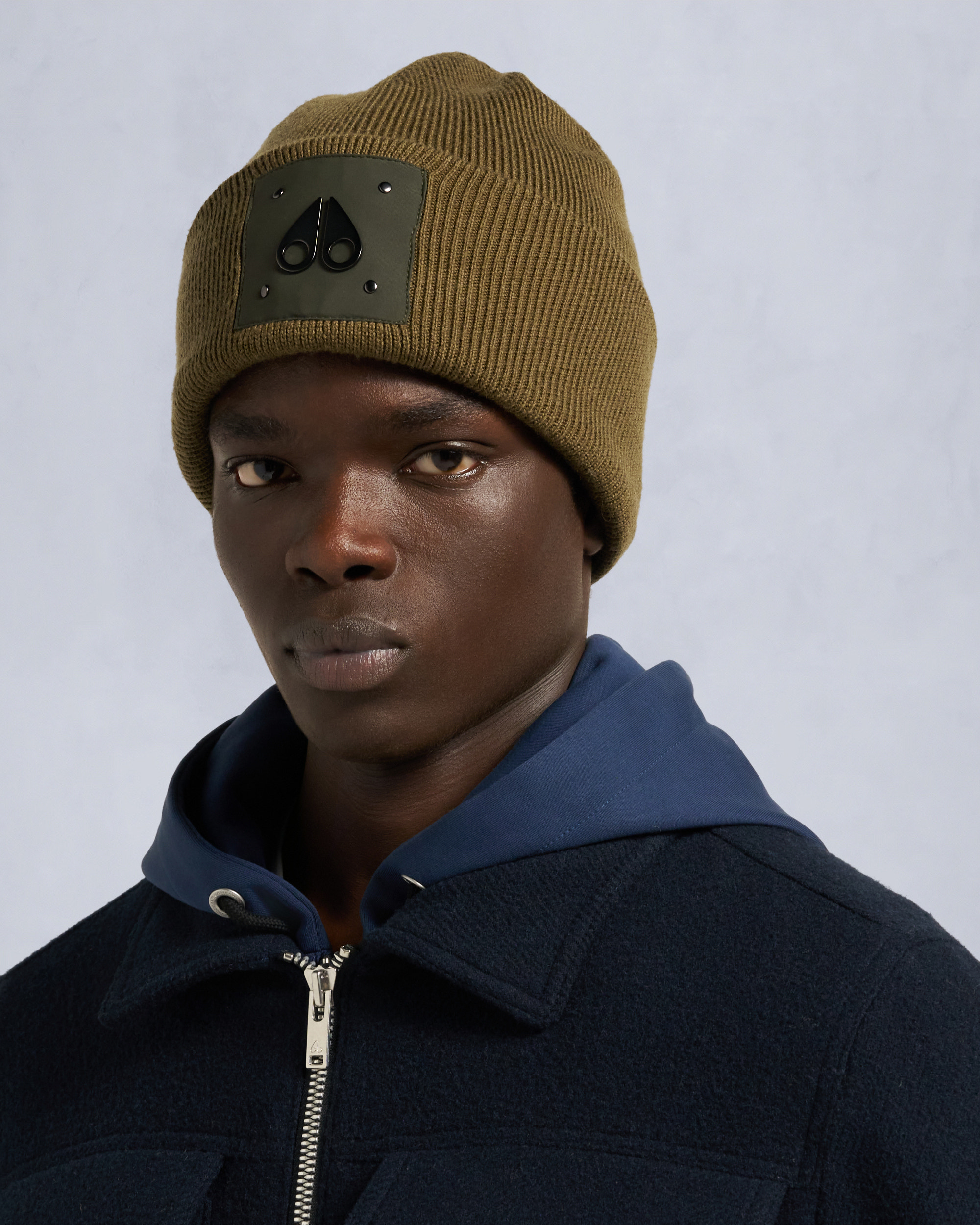 Moose Knuckles - M34MA574 - Logo Beanie Unisex - ACCESSORIES -  - Front Category