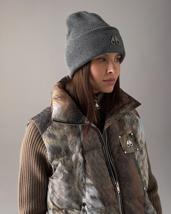 Moose Knuckles - M34MA574 - Logo Icon Wool Beanie - ACCESSORIES -  - Front