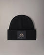 Moose Knuckles - M34MA574 - Logo Icon Wool Beanie - ACCESSORIES - Black - GM