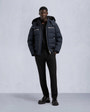 Moose Knuckles - M34MB005S - Cloud Shearling Bomber Jacket - MENS - Navy / Black Shearling - Front Category