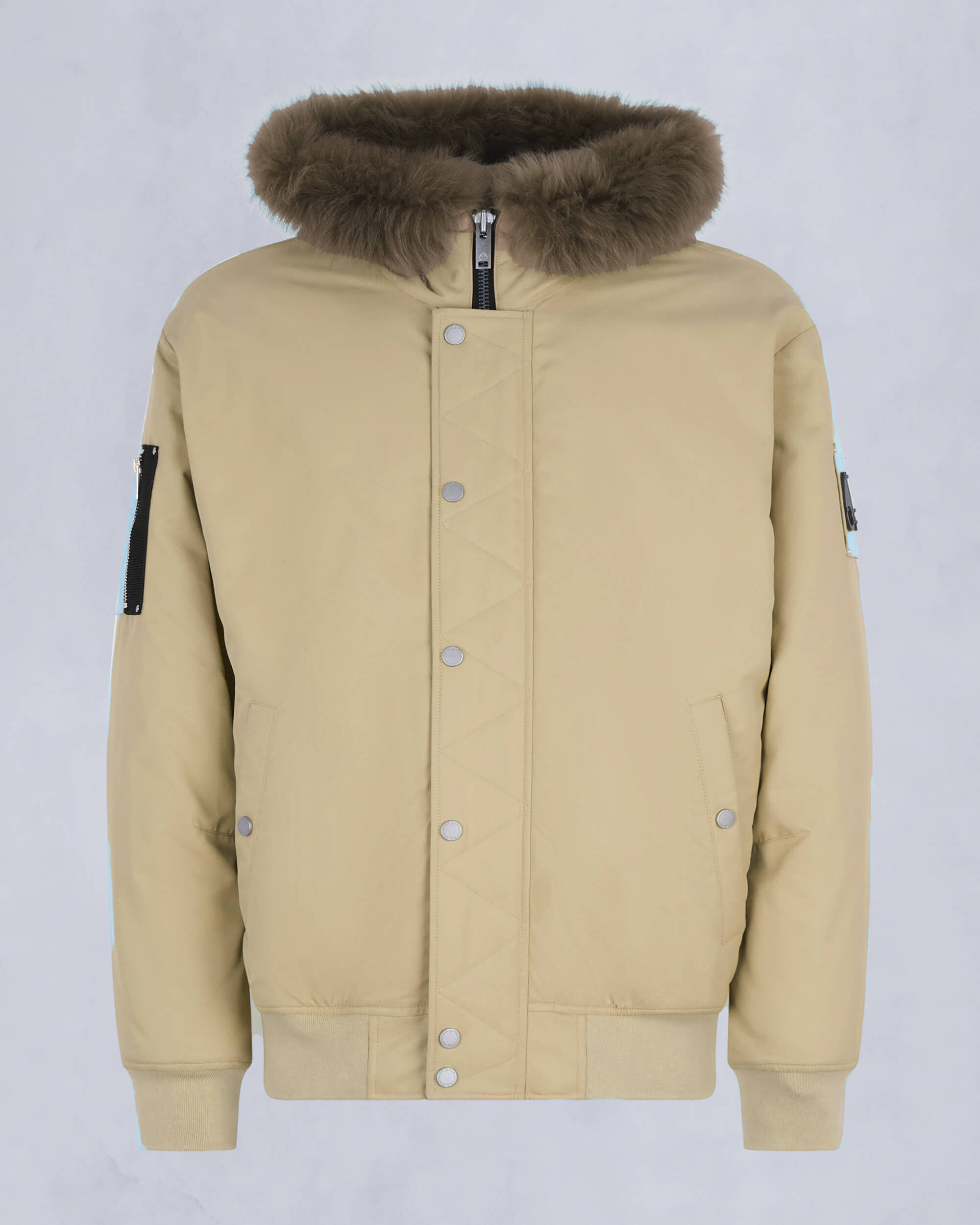 Moose Knuckles - M34MB027S - Denali Bomber Jacket - MENS - Sage /sage sherling  - GM