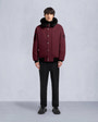 Moose Knuckles - M34MB027S - Denali Bomber Jacket - MENS - Beet /black sherling  - Front Category