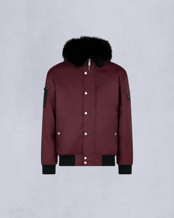 Moose Knuckles - M34MB027S - Denali Bomber Jacket - MENS - Beet /black sherling  - GM