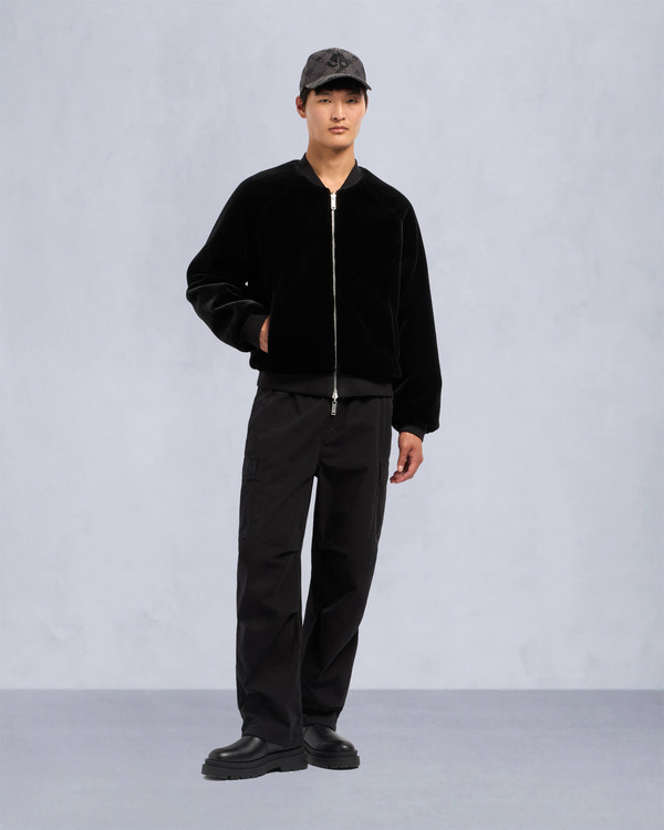 Moose Knuckles - M34MB029 - Reversible Bunny Bomber Jacket - MENS - Black / Shiny Black - Detail3