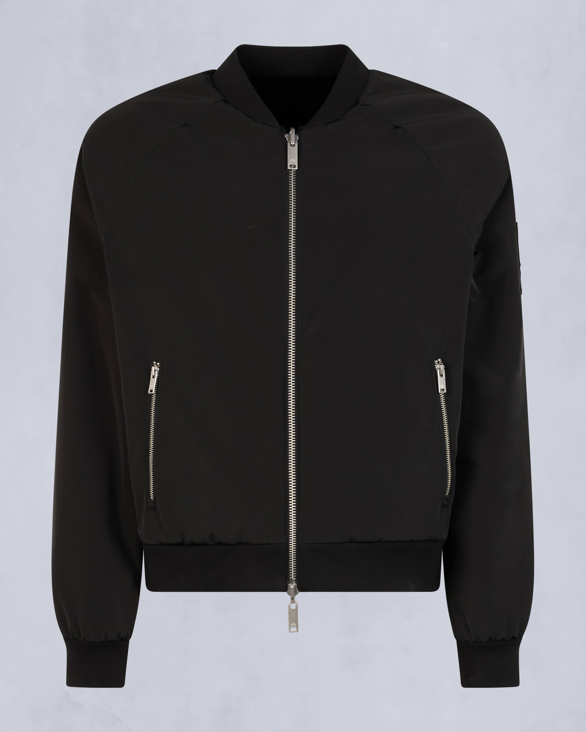 Moose Knuckles - M34MB029 - Reversible Bunny Bomber Jacket - MENS - Black / Shiny Black - GM