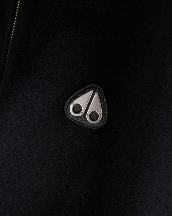 Moose Knuckles - M34MB046 - Alder Cashmere-Wool Bomber Jacket - MENS - Black / charcol - Detail1