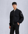 Moose Knuckles - M34MB046 - Alder Cashmere-Wool Bomber Jacket - MENS - Black / charcol - Front