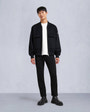 Moose Knuckles - M34MB046 - Alder Cashmere-Wool Bomber Jacket - MENS - Black / charcol - Front Category
