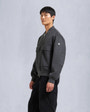 Moose Knuckles - M34MB046 - Alder Cashmere-Wool Bomber Jacket - MENS - Charcoal /black - Front
