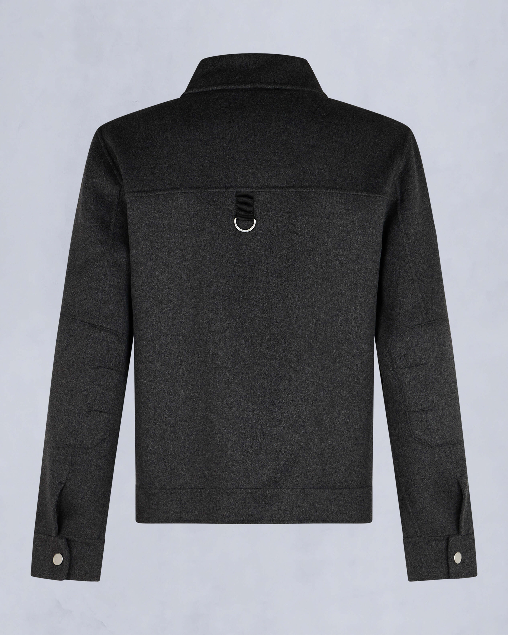 Moose Knuckles - M34MJ216 - Jacques Wool Shirt Jacket - MENS - Charcoal - Detail2