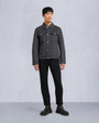 Moose Knuckles - M34MJ216 - Jacques Wool Shirt Jacket - MENS - Charcoal - Front Category
