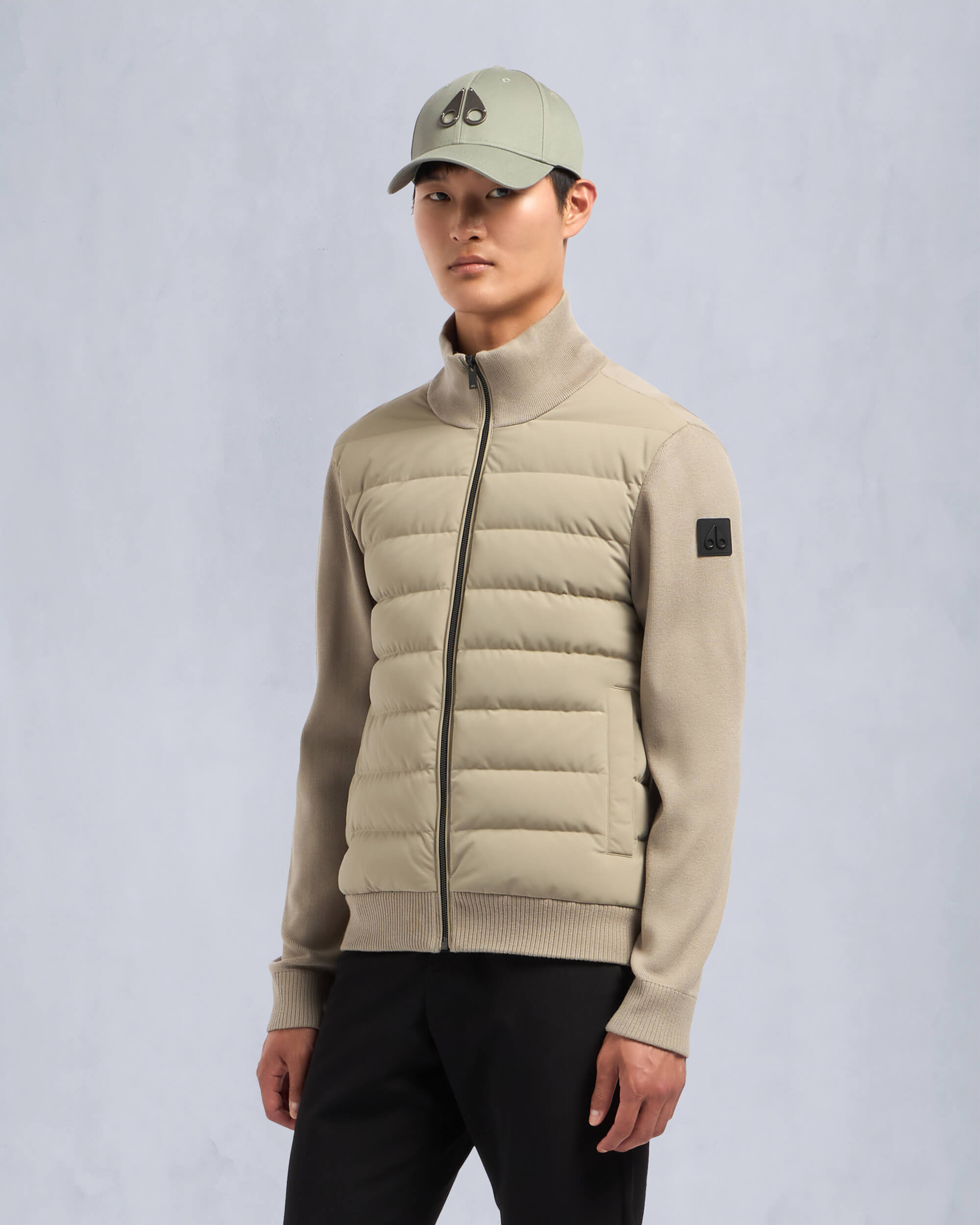 Moose Knuckles - M34MK659 - Kamet Hybrid Jacket - MENS - Sage - Front