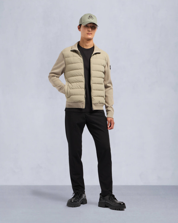 Moose Knuckles - M34MK659 - Kamet Hybrid Jacket - MENS - Sage - Front Category