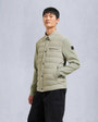 Moose Knuckles Mens Marble Hybrid Shirt Jacket Sage M34MK670 Front