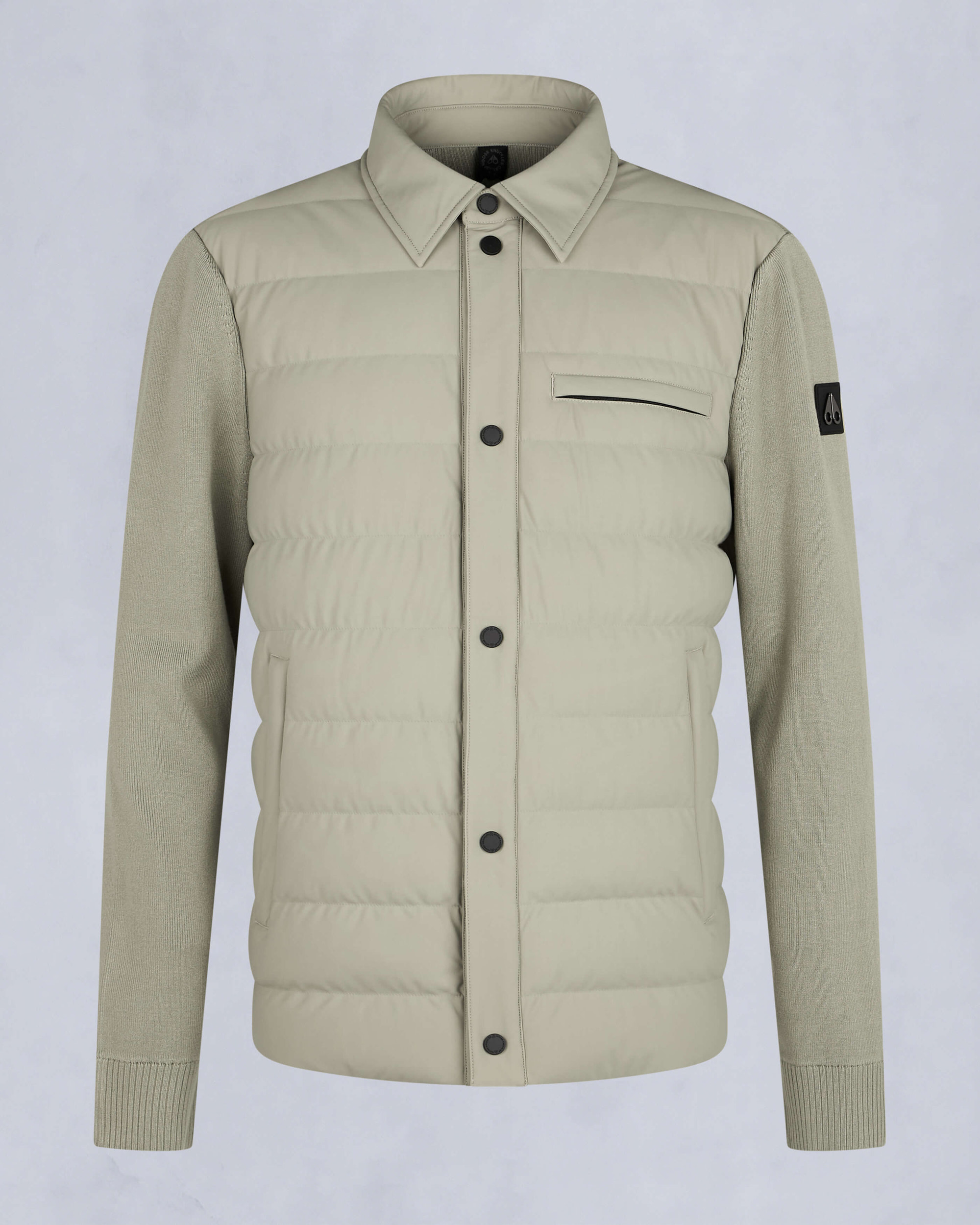 Moose Knuckles - M34MK670 - Marble Hybrid Shirt Jacket - MENS - Sage - GM