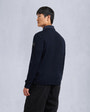 Moose Knuckles - M34MK670 - Marble Hybrid Shirt Jacket - MENS - Navy - Back
