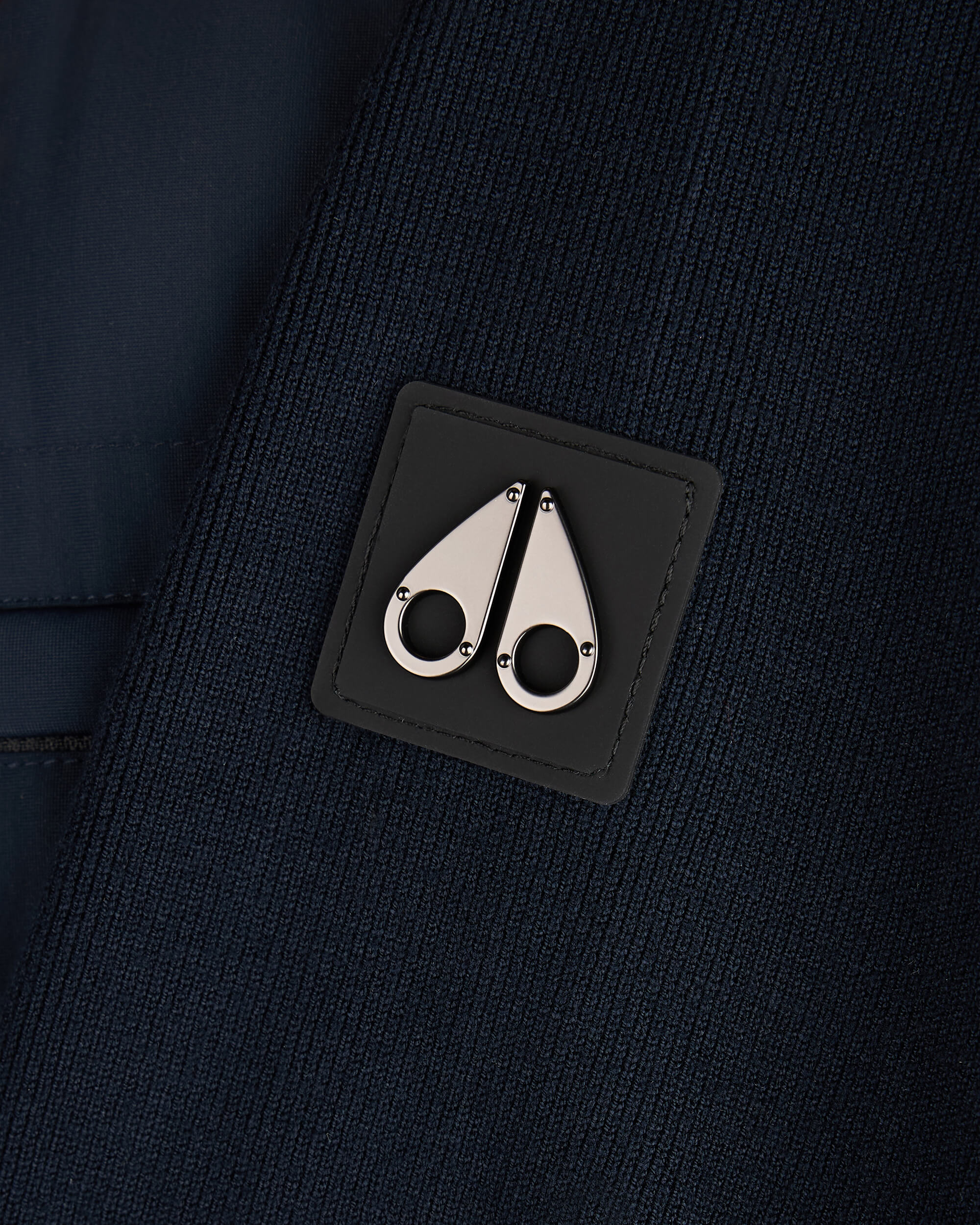 Moose Knuckles - M34MK670 - Marble Hybrid Shirt Jacket - MENS - Navy - Detail1
