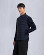 Moose Knuckles - M34MK670 - Marble Hybrid Shirt Jacket - MENS - Navy - Front