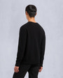 Moose Knuckles Mens Jog Falls Cashmere-Merino Sweater  Black M34MK672 Back