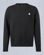 Moose Knuckles Mens Jog Falls Cashmere-Merino Sweater  Black M34MK672 - GM