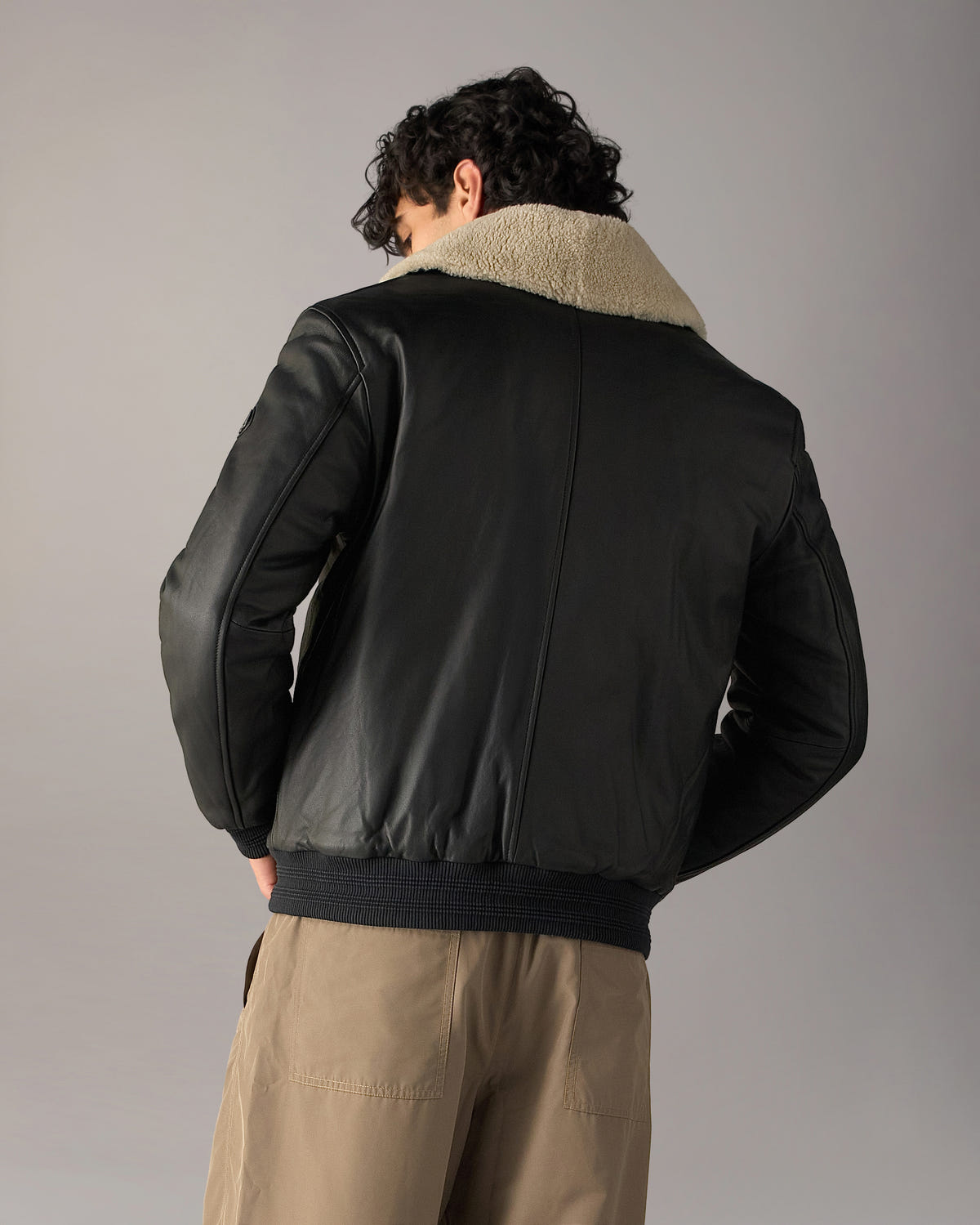 Moose Knuckles - M34ML313 - Toba Bomber Jacket - MENS - Black - Back