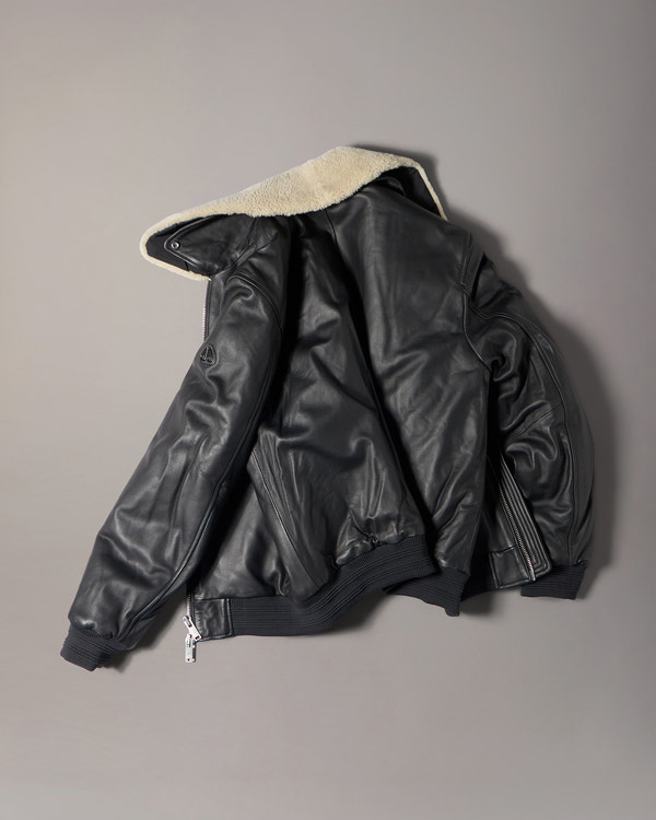 Moose Knuckles - M34ML313 - Toba Bomber Jacket - MENS - Black - Detail10