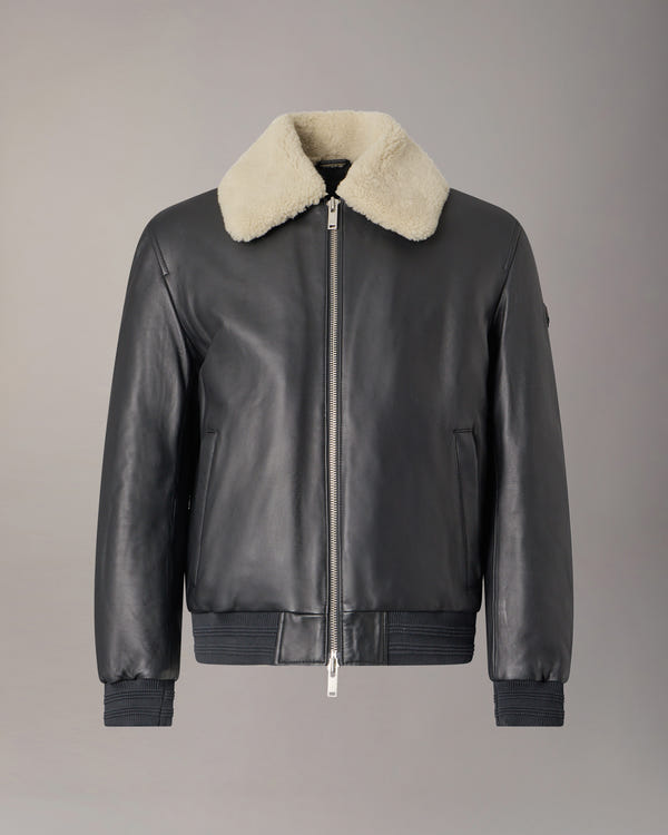 Moose Knuckles - M34ML313 - Toba Bomber Jacket - MENS - Black - Detail8