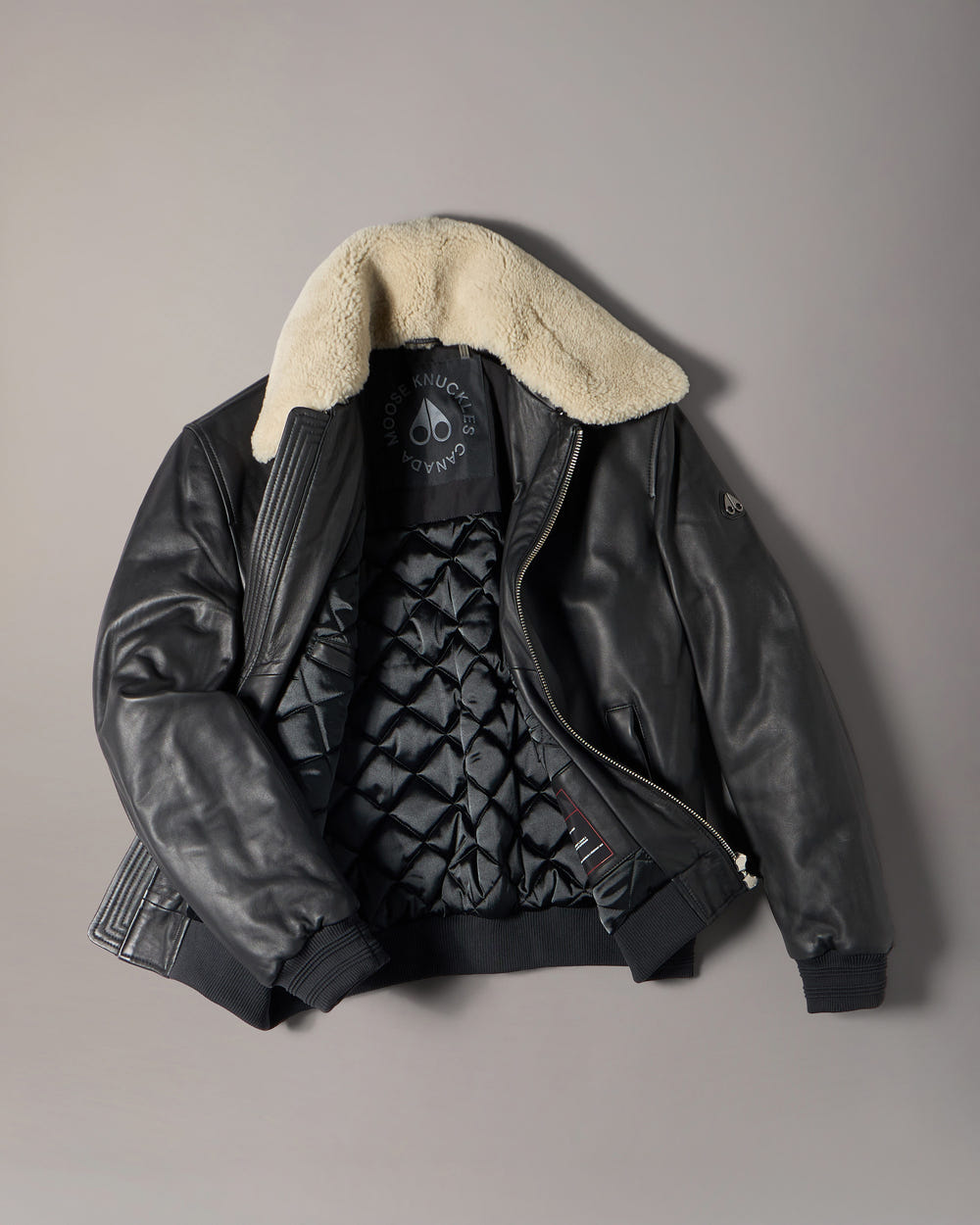 Moose Knuckles - M34ML313 - Toba Bomber Jacket - MENS - Black - GM