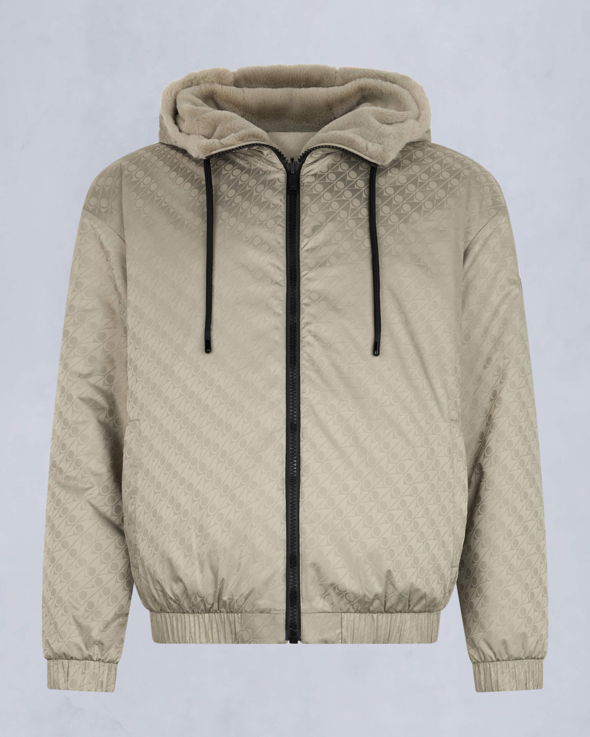 Moose Knuckles Mens Borden Reversible Monogram Bunny DUSK/DUSK MONO M34MS602 Detail7