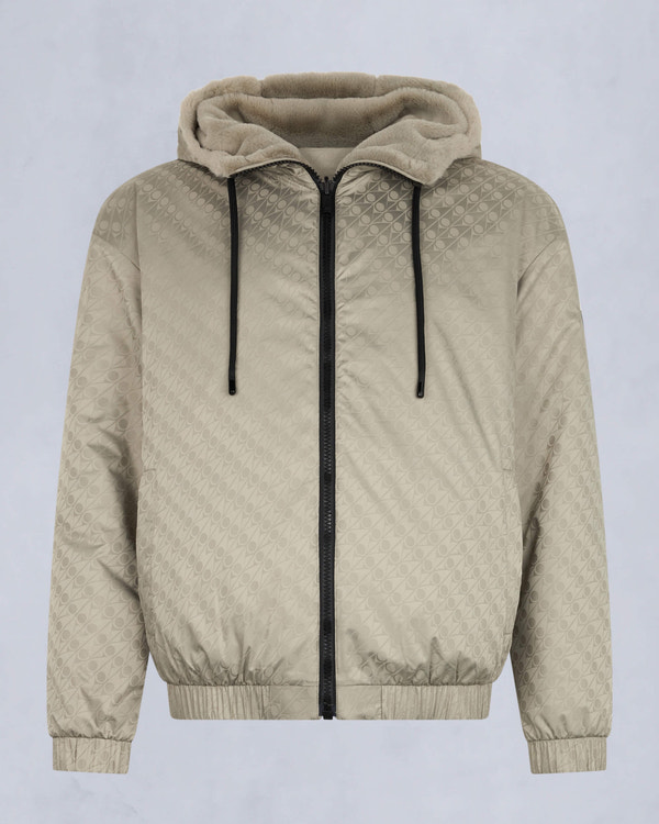 Moose Knuckles Mens Borden Reversible Monogram Bunny DUSK/DUSK MONO M34MS602 Detail7