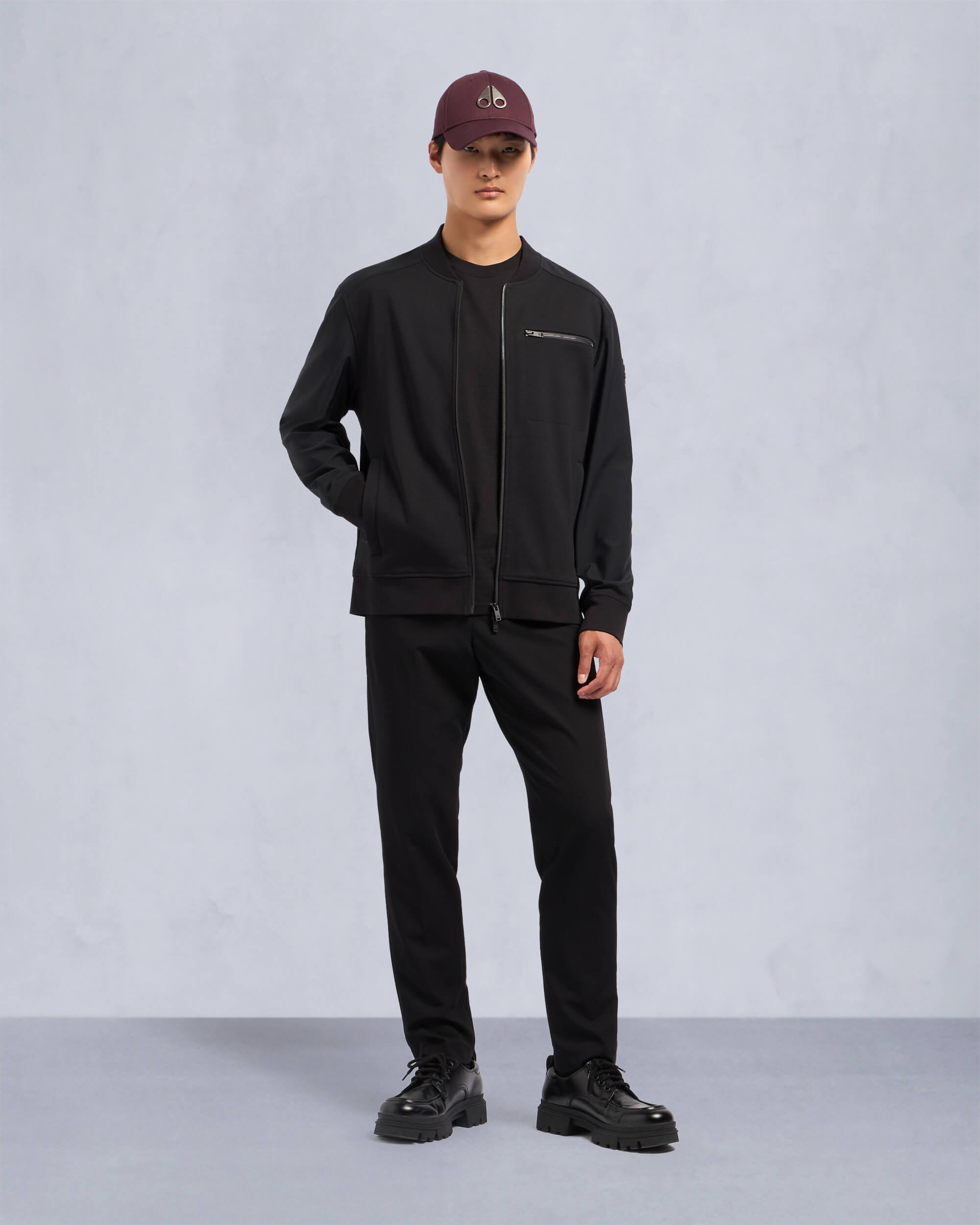 Moose Knuckles - M34MS616 - Perido Bomber - MENS - Black - Front Category