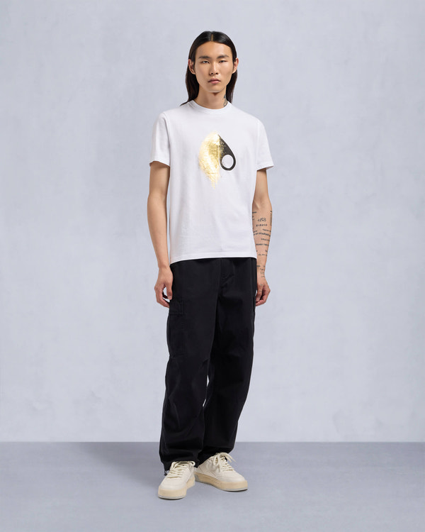 Moose Knuckles - M34MT705G - Gold Series Augustine Tee - MENS -  - Front Category