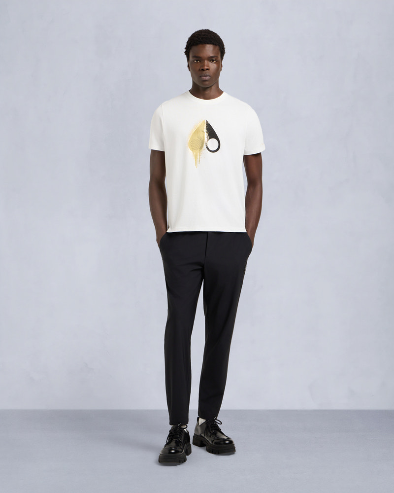 Moose Knuckles - M34MT705G - Gold Series Augustine Tee - MENS -  - Front Category