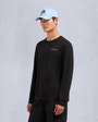 Moose Knuckles Mens Merapi Long Sleeve Tee Black M34MT706 Front