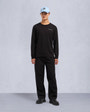 Moose Knuckles Mens Merapi Long Sleeve Tee Black M34MT706 Front Category