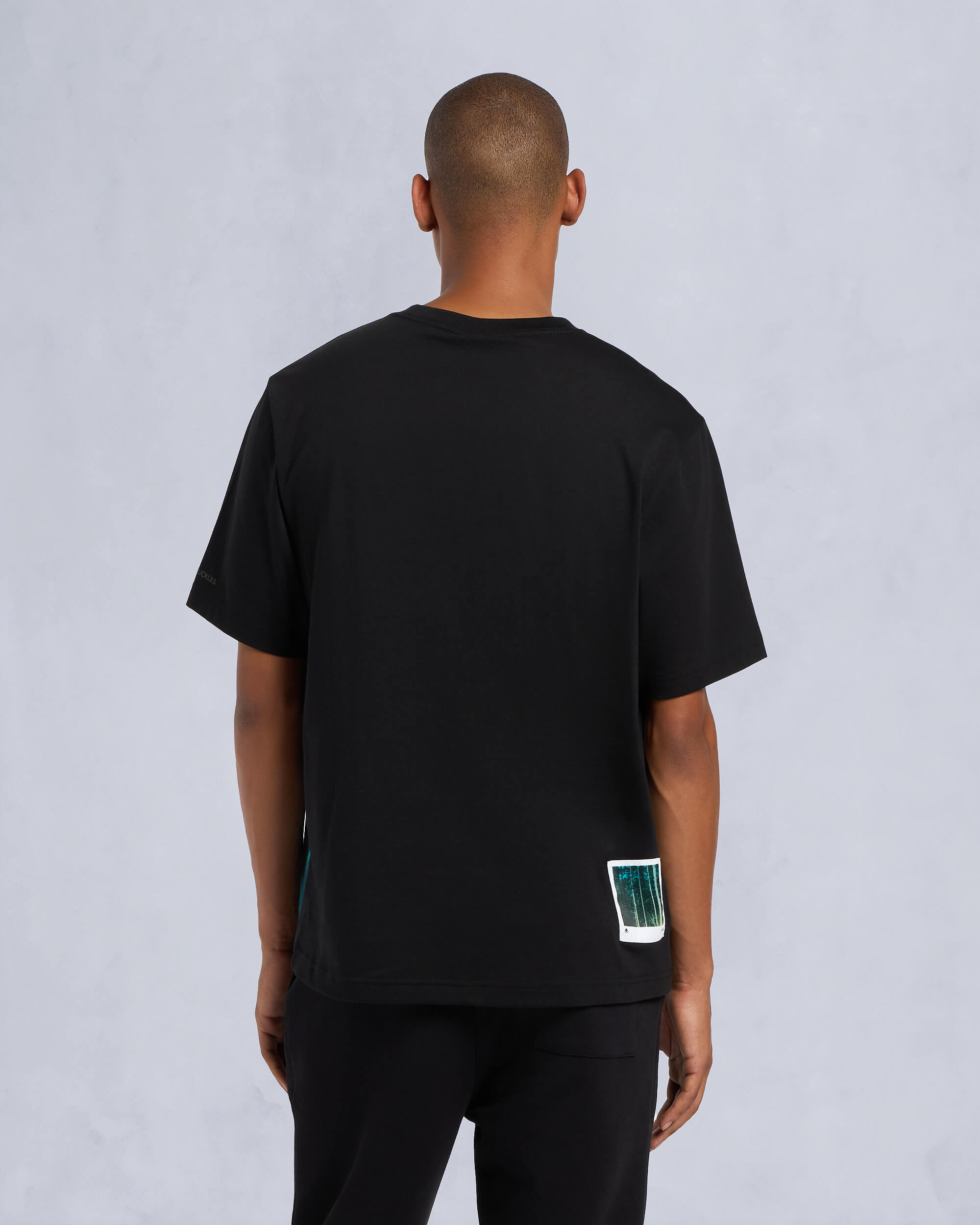 Moose Knuckles Mens Mountain Tee Black M34MT707 Back