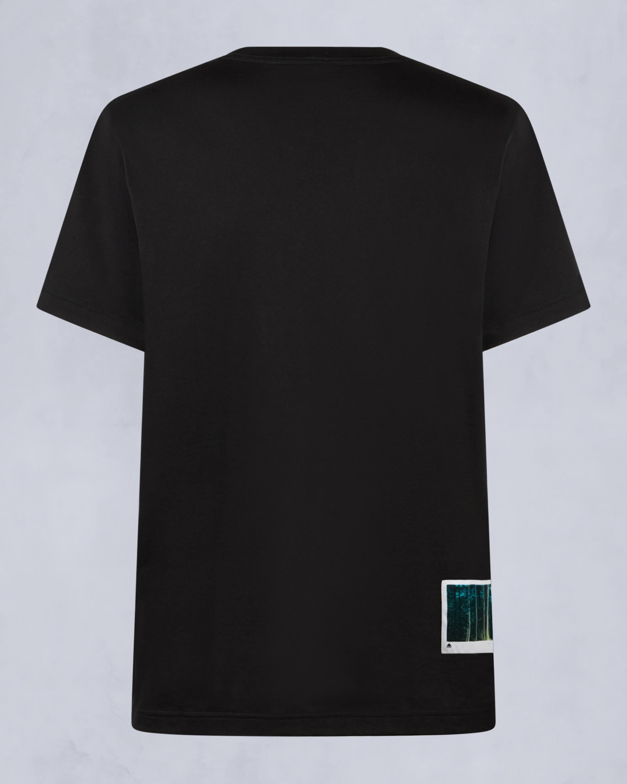 Moose Knuckles Mens Mountain Tee Black M34MT707 Detail2