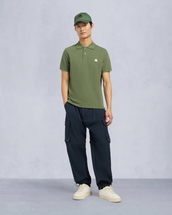 Moose Knuckles Mens Everett Polo KELP M34MT712 Front Category