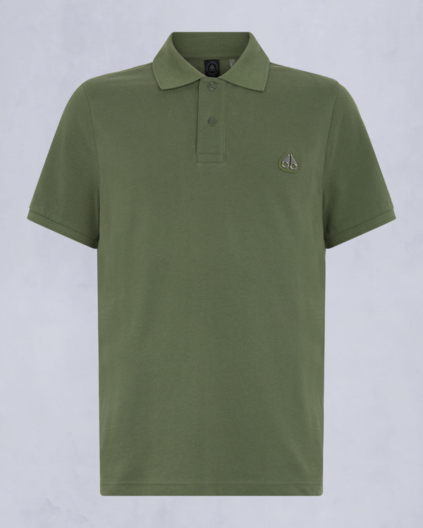Moose Knuckles Mens Everett Polo KELP M34MT712 - GM