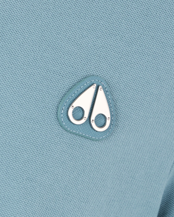 Moose Knuckles Mens Everett Polo SEA M34MT712 Detail1