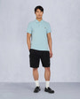 Moose Knuckles Mens Everett Polo TIDE M34MT712 Front Category