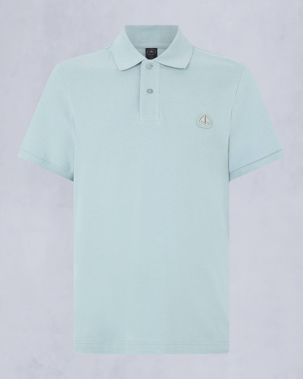 Moose Knuckles Mens Everett Polo TIDE M34MT712 - GM